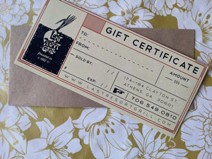 LRG Gift Certificate